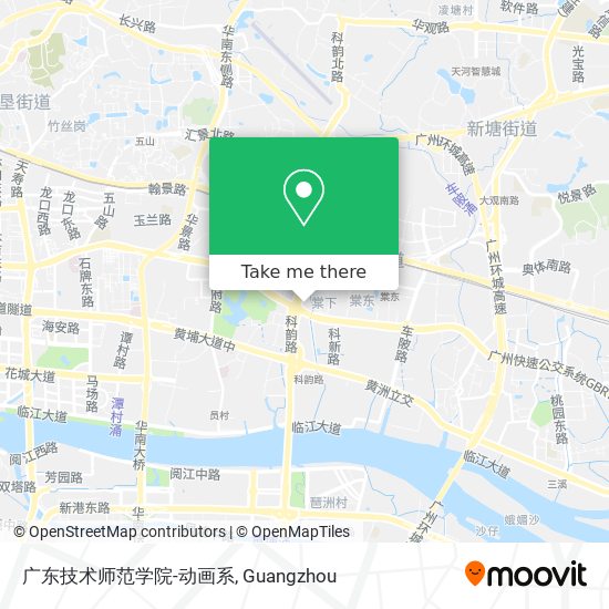 广东技术师范学院-动画系 map