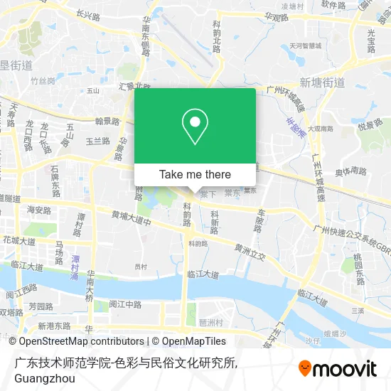 广东技术师范学院-色彩与民俗文化研究所 map