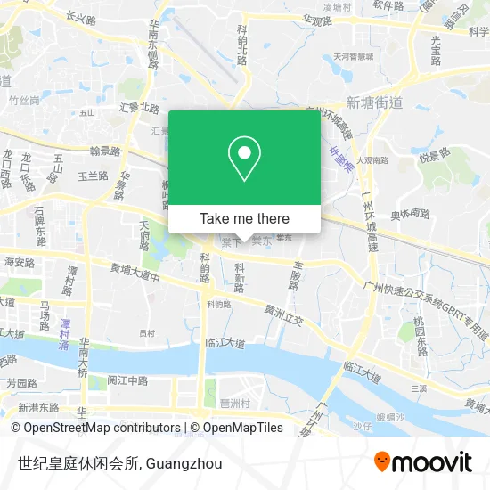 世纪皇庭休闲会所 map