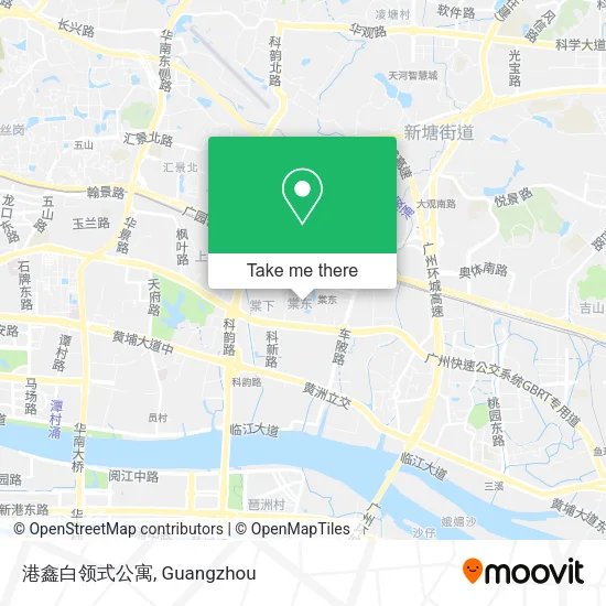 港鑫白领式公寓 map