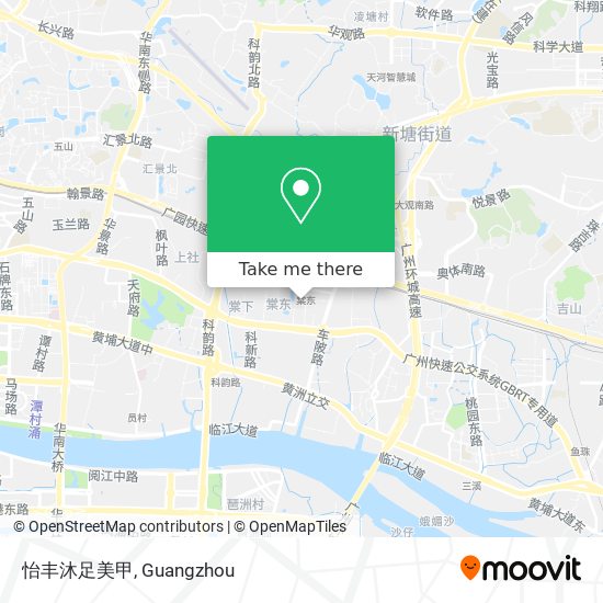 怡丰沐足美甲 map