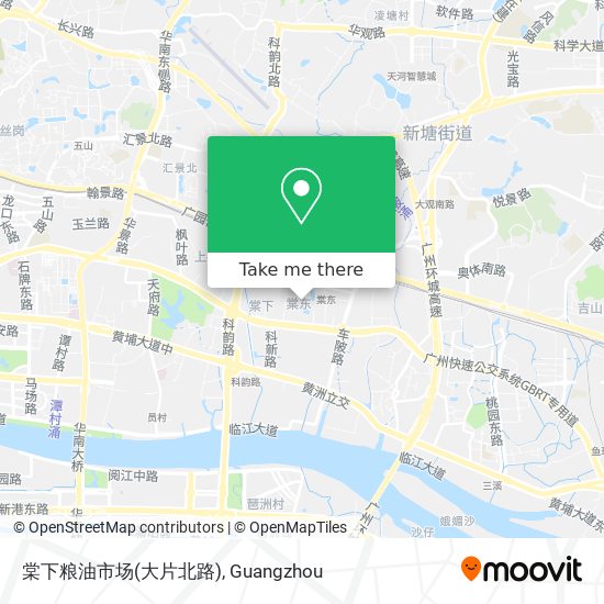 棠下粮油市场(大片北路) map