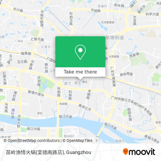 苗岭渔情火锅(棠德南路店) map