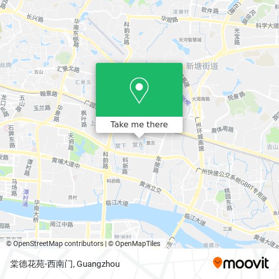 棠德花苑-西南门 map