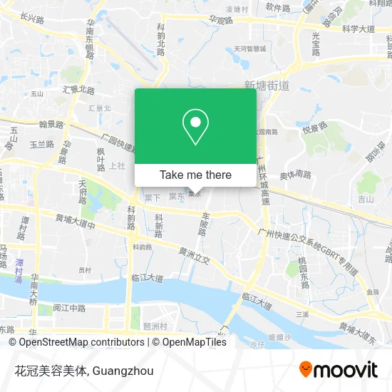 花冠美容美体 map