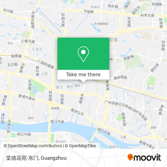 棠德花苑-东门 map