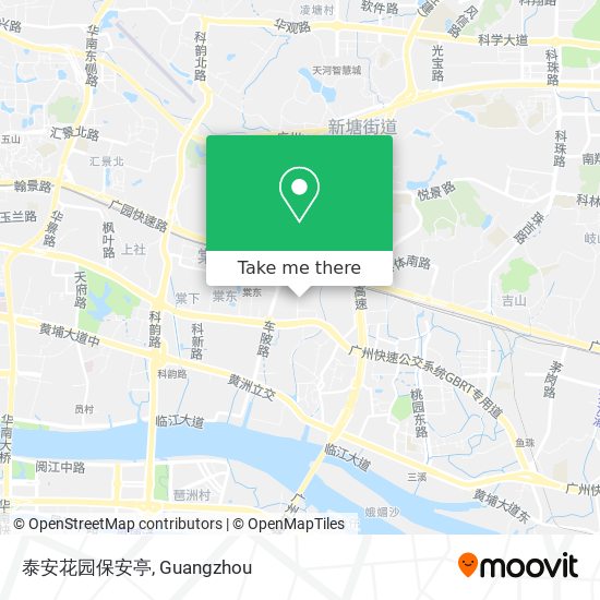 泰安花园保安亭 map