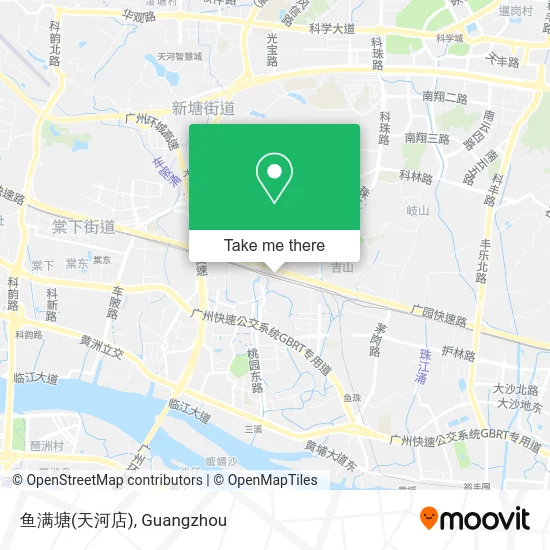 鱼满塘(天河店) map