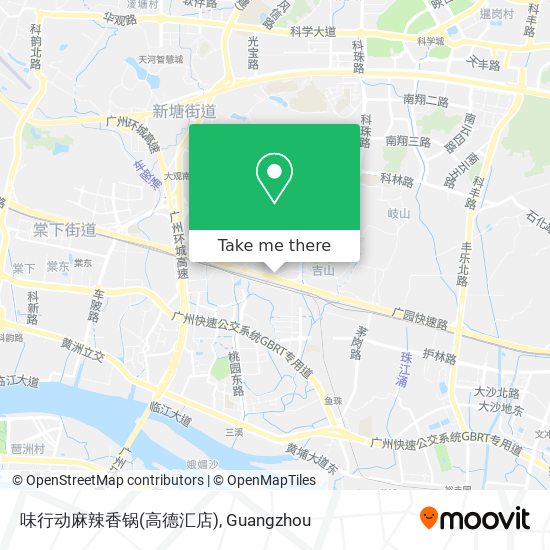味行动麻辣香锅(高德汇店) map