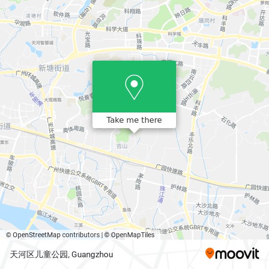 天河区儿童公园 map