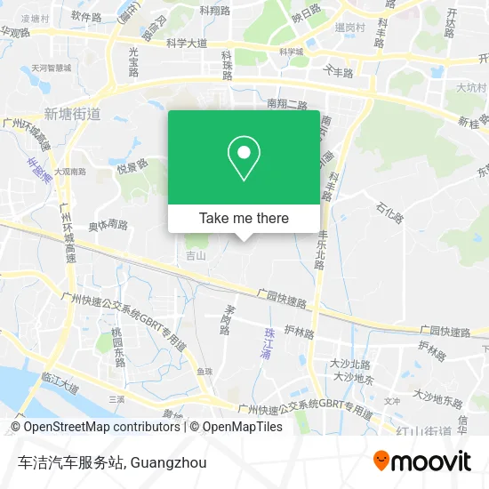 车洁汽车服务站 map