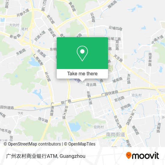 广州农村商业银行ATM map