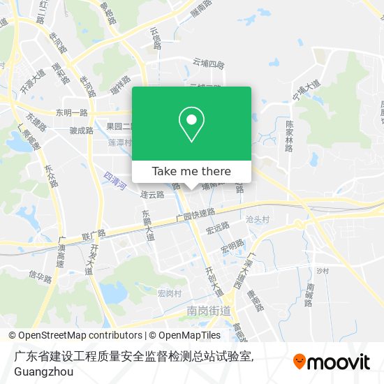 广东省建设工程质量安全监督检测总站试验室 map