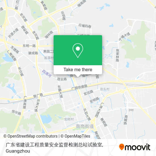广东省建设工程质量安全监督检测总站试验室 map
