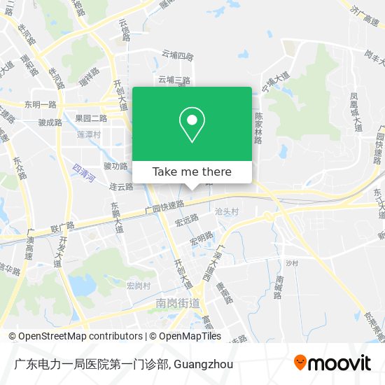 广东电力一局医院第一门诊部 map