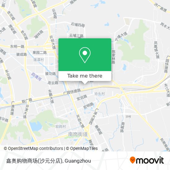 鑫奥购物商场(沙元分店) map