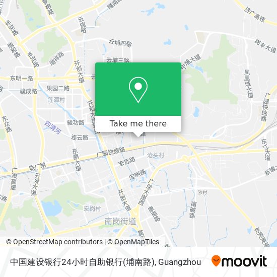 中国建设银行24小时自助银行(埔南路) map