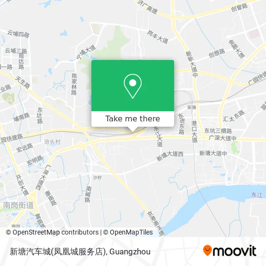 新塘汽车城(凤凰城服务店) map