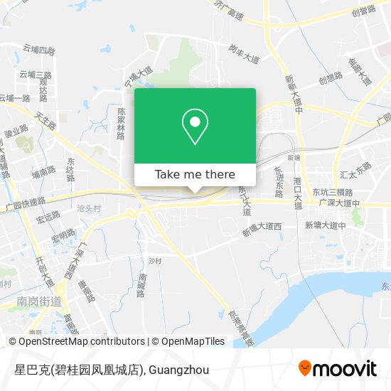 星巴克(碧桂园凤凰城店) map