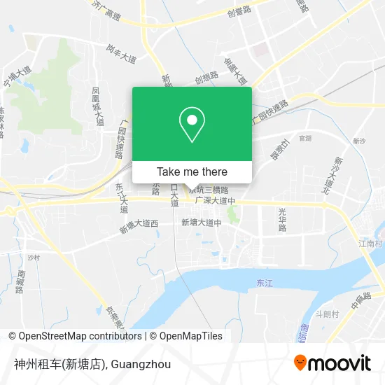 神州租车(新塘店) map