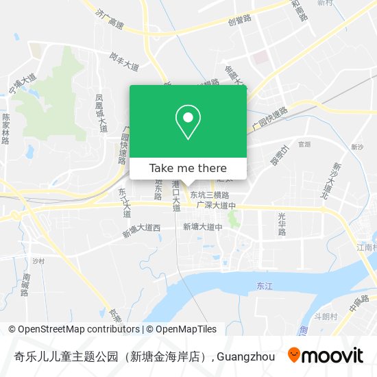奇乐儿儿童主题公园（新塘金海岸店） map