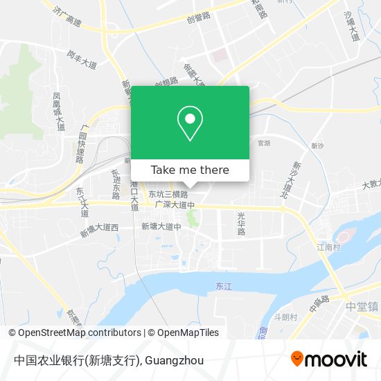 中国农业银行(新塘支行) map