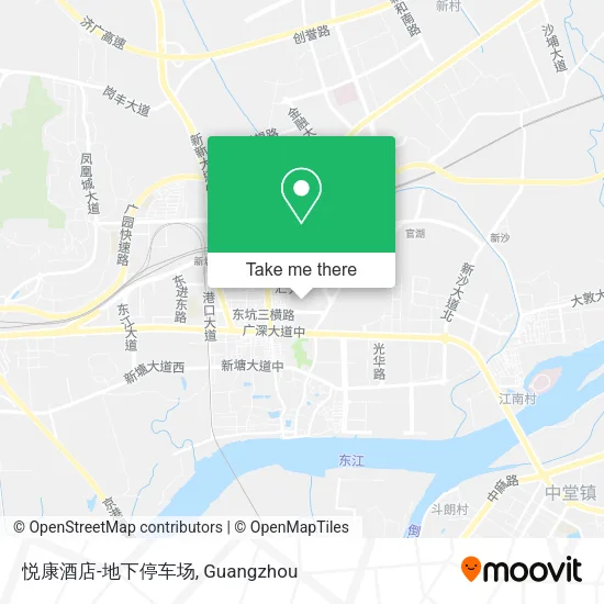 悦康酒店-地下停车场 map