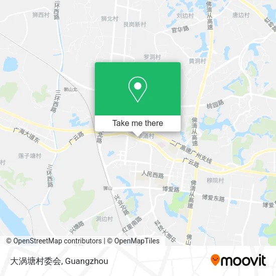 大涡塘村委会 map