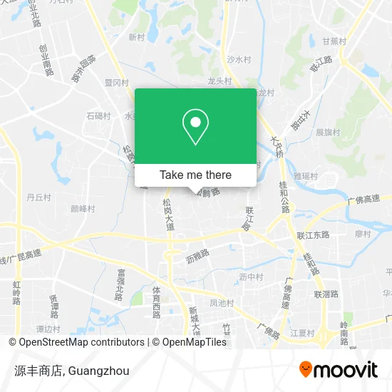 源丰商店 map