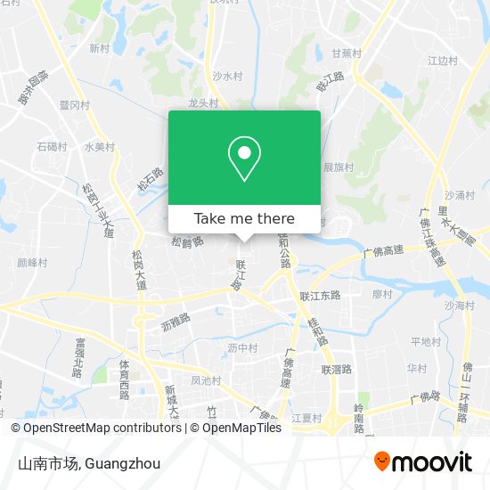 山南市场 map