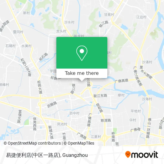 易捷便利店(中区一路店) map
