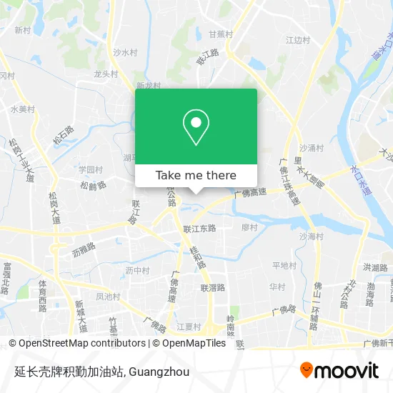 延长壳牌积勤加油站 map