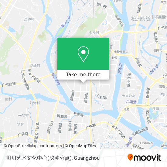 贝贝艺术文化中心(泌冲分点) map
