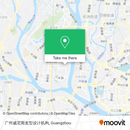 广州威尼斯发型设计机构 map