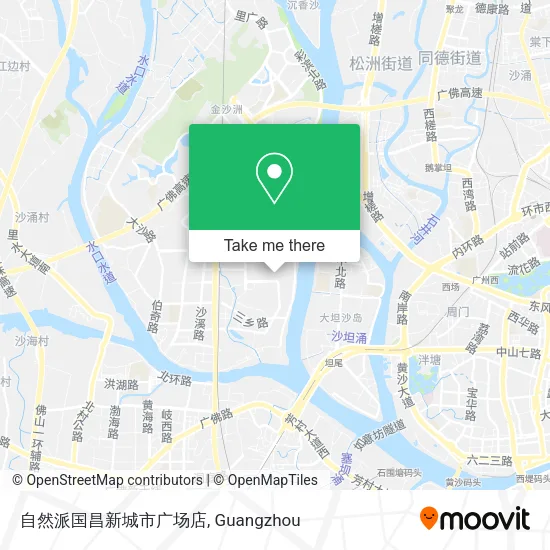 自然派国昌新城市广场店 map
