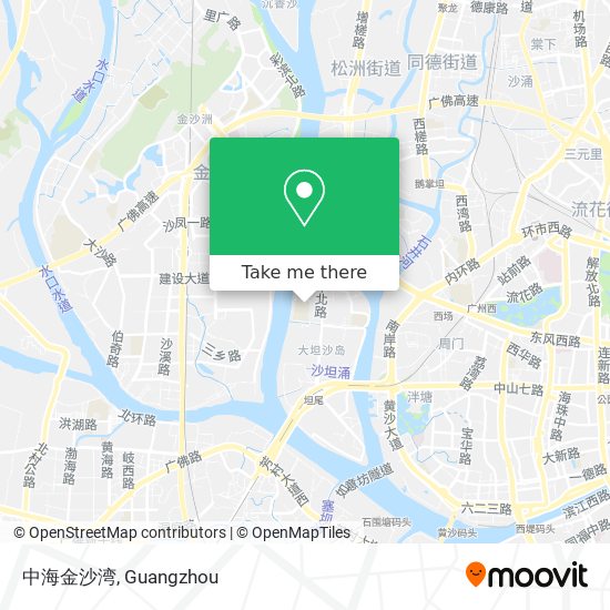 中海金沙湾 map