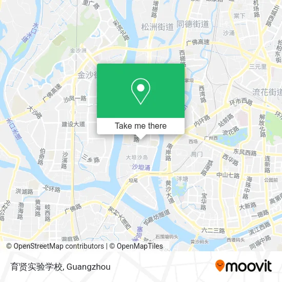 育贤实验学校 map