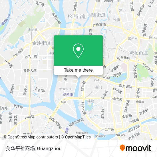 美华平价商场 map