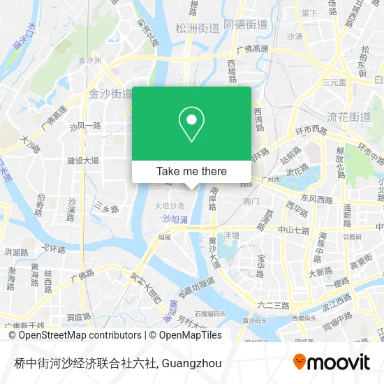 桥中街河沙经济联合社六社 map