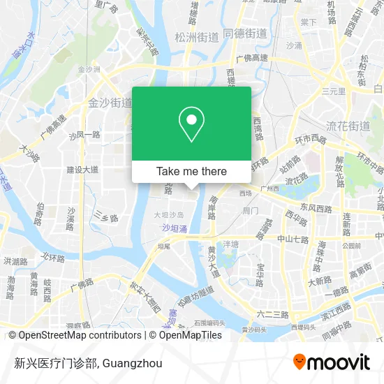新兴医疗门诊部 map