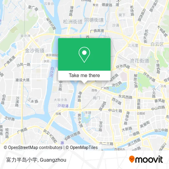 富力半岛小学 map