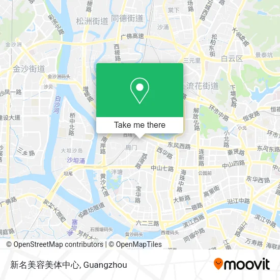 新名美容美体中心 map