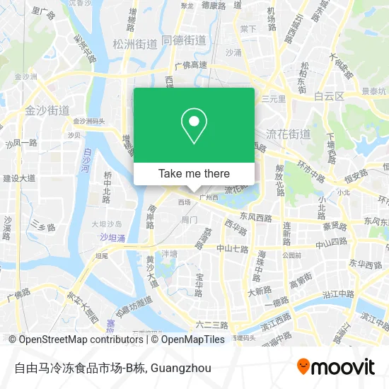 自由马冷冻食品市场-B栋 map