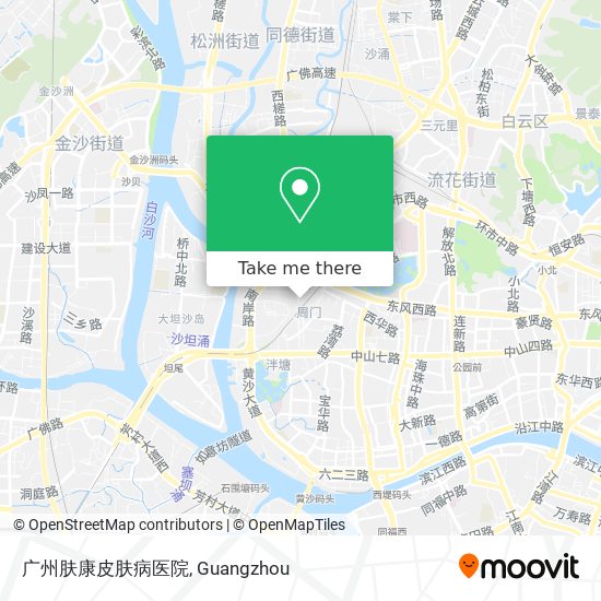 广州肤康皮肤病医院 map