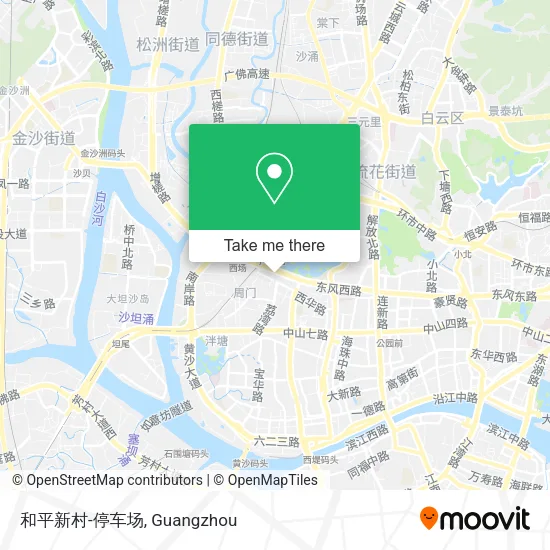 和平新村-停车场 map