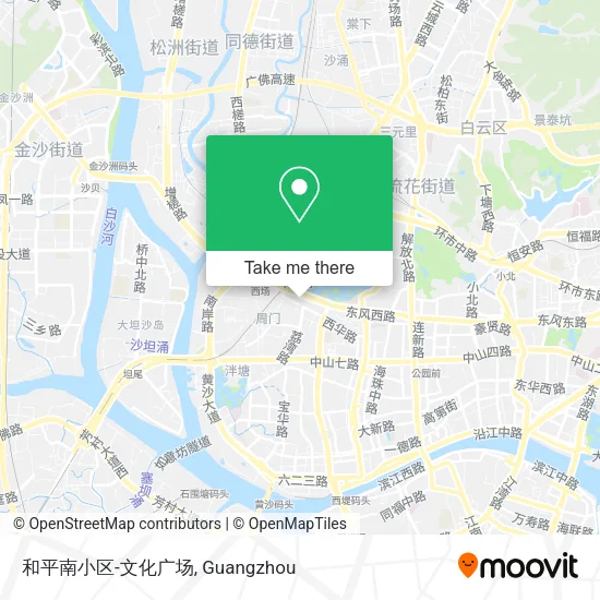 和平南小区-文化广场 map