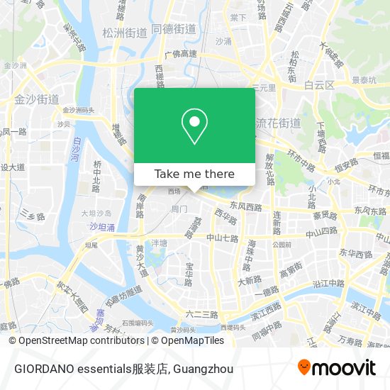 GIORDANO essentials服装店 map