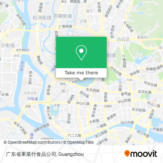 广东省果菜付食品公司 map