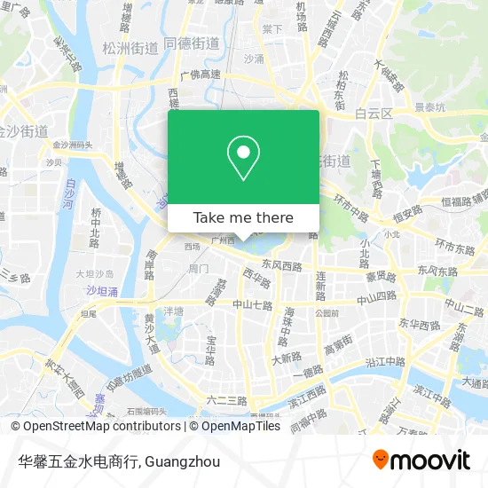 华馨五金水电商行 map