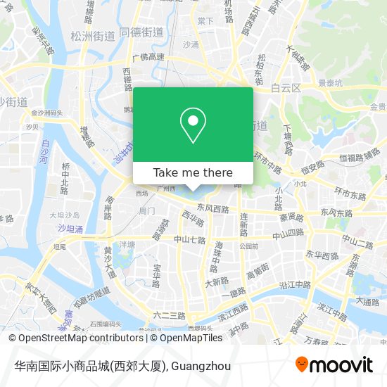 华南国际小商品城(西郊大厦) map